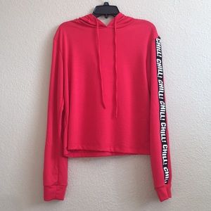 Cute red hoodie